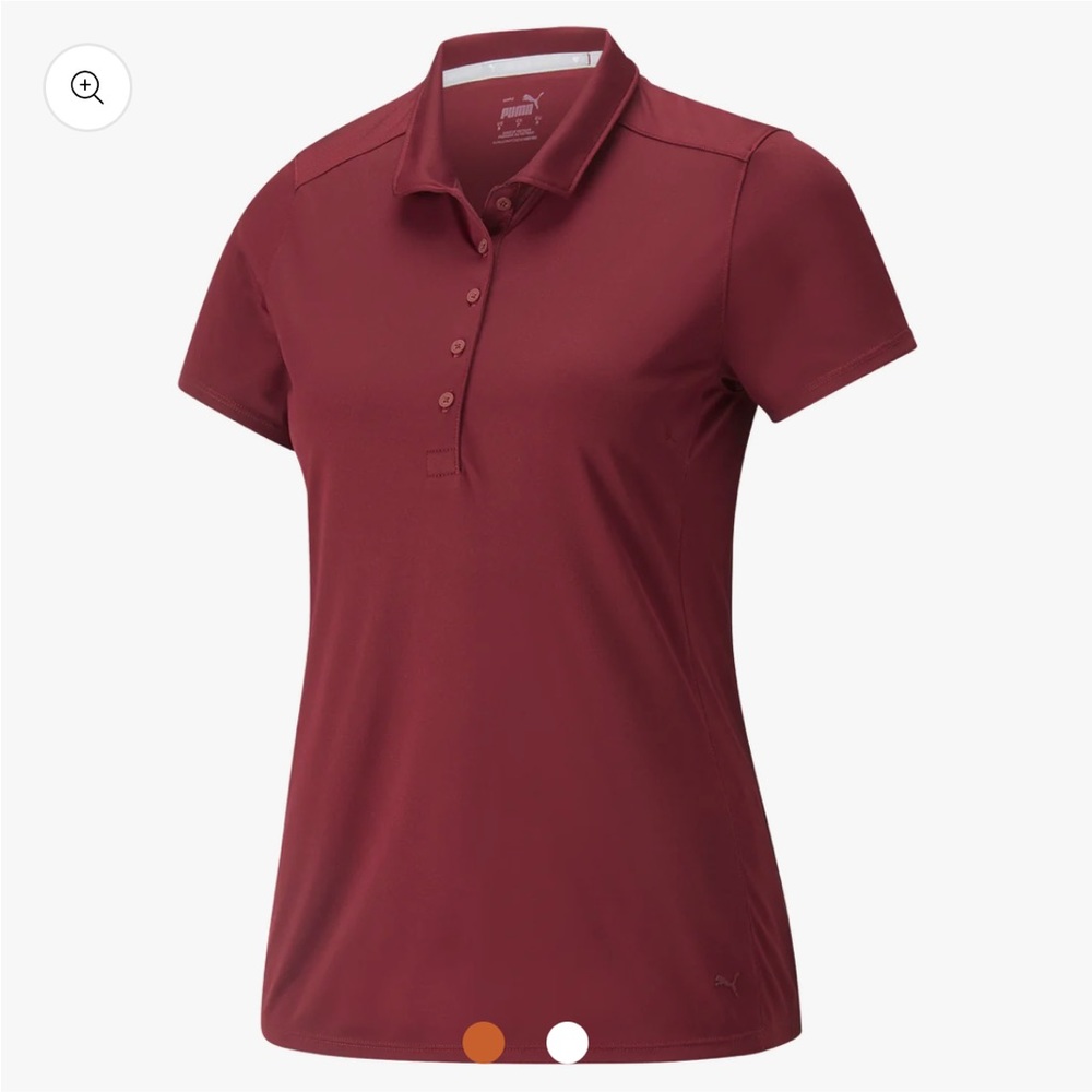 Puma Women’s M Zinfandel Polyester UV Resistant Moisture Wicking Gamer Golf Polo